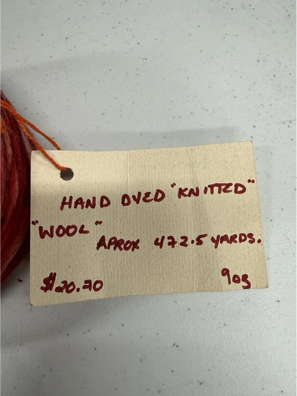 Springwater Fiber Workshop Hand Dyed Knitted Wool Yarn 9oz 1 Skein
